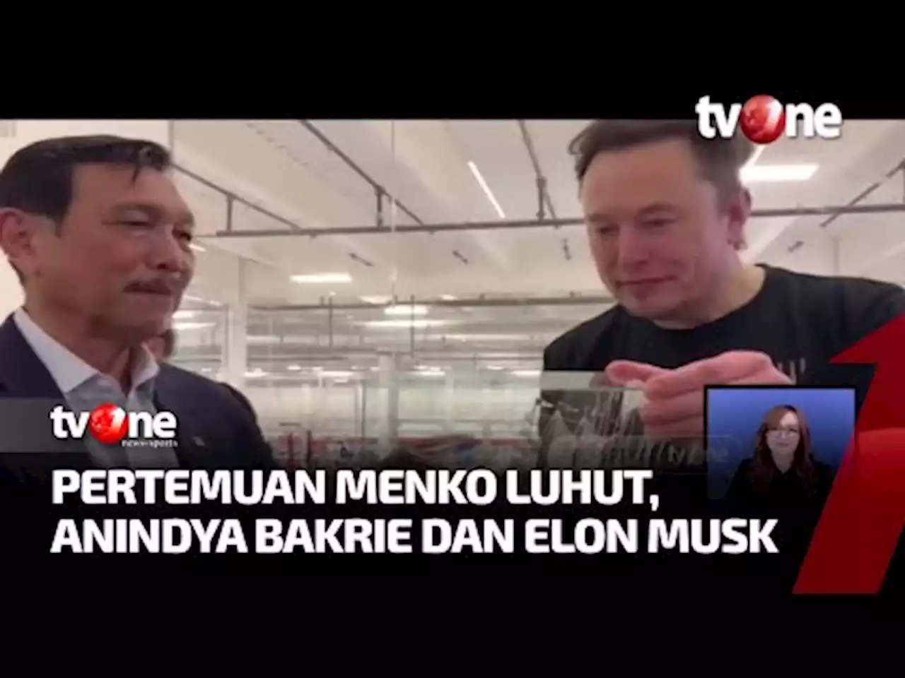 Menko Marves dan Anindya Bakrie Undang Elon Musk ke G20 - tvOne