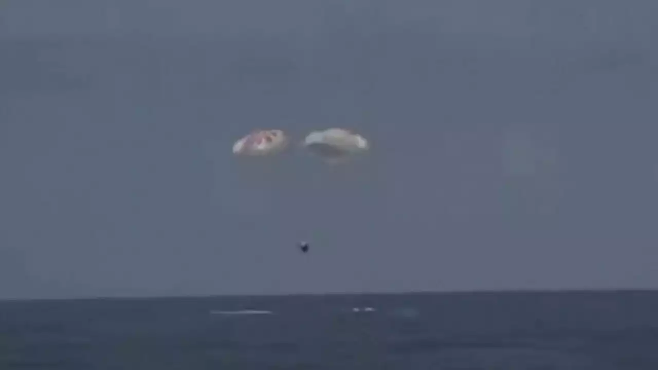 First Fully Commercial Space Crew Splashes Down in Atlantic After Trip to ISS - Videos from The Weather Channel | weather.com