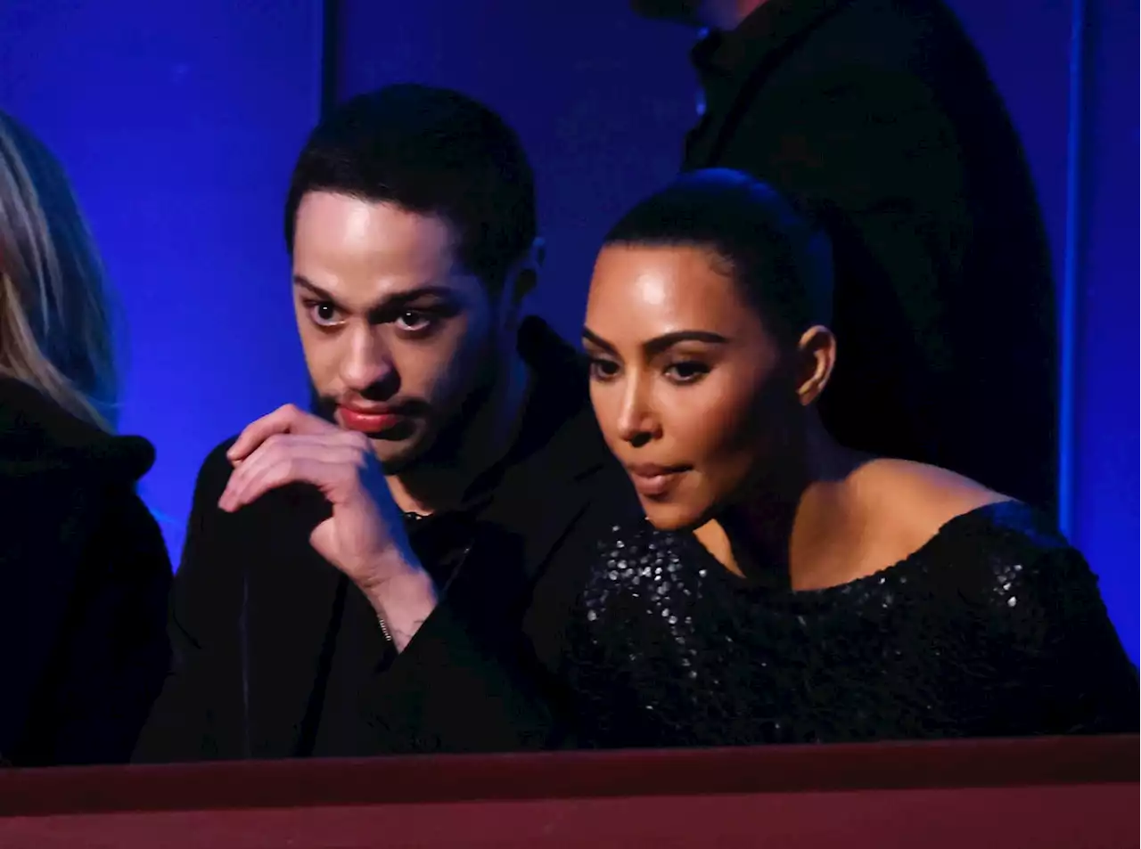 Kim and Pete Match in Black for Washington D.C. Date Night