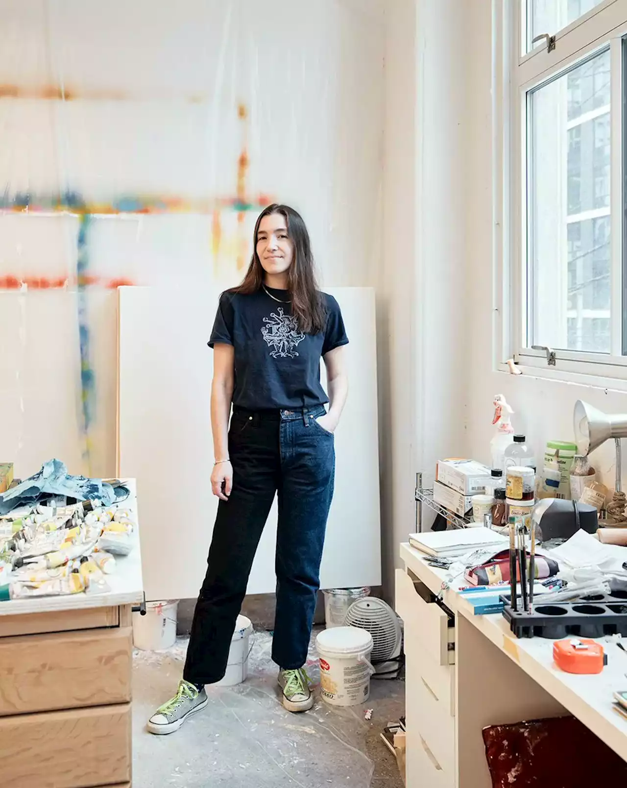 Peek Into the Packed Studio of Painter Ana Benaroya, Whose Bold Paintings of Women Radiate With Queer Desire | Artnet News