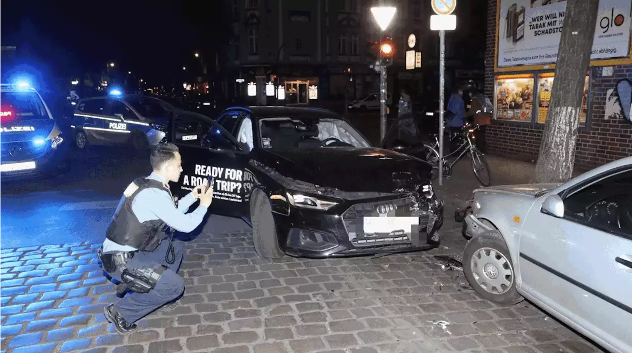 Unfälle in Berlin: Autofahrer liefert sich Verfolgungsjagd mit der Polizei