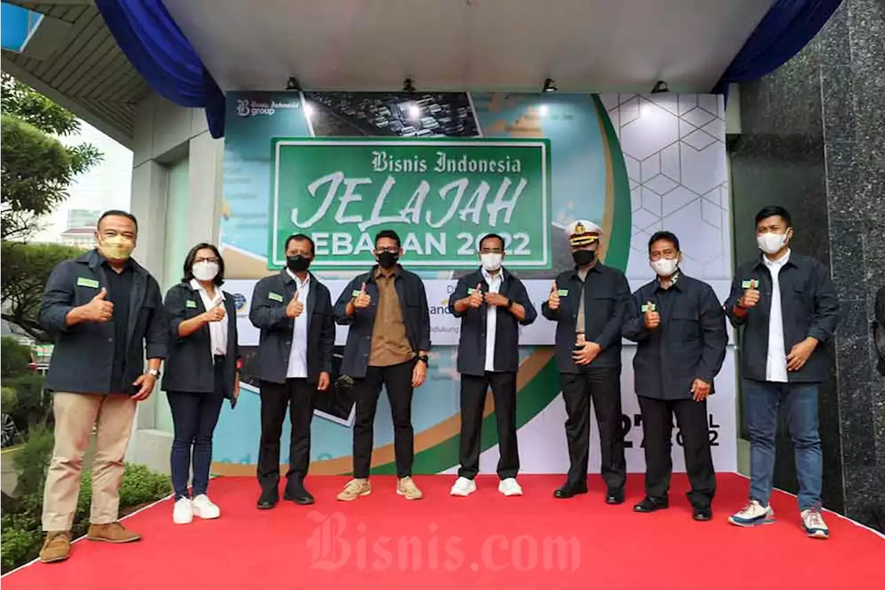 Menparekraf dan Menhub Lepas Tim Jelajah Lebaran Harian Bisnis Indonesia 2022 | Ekonomi - Bisnis.com