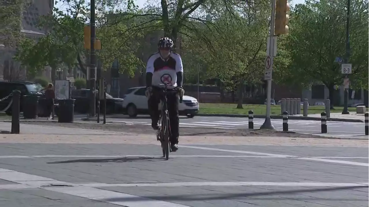 Man Pedals Through Philadelphia On Solo Cross-Country Bike Ride To Support Breast Cancer Research