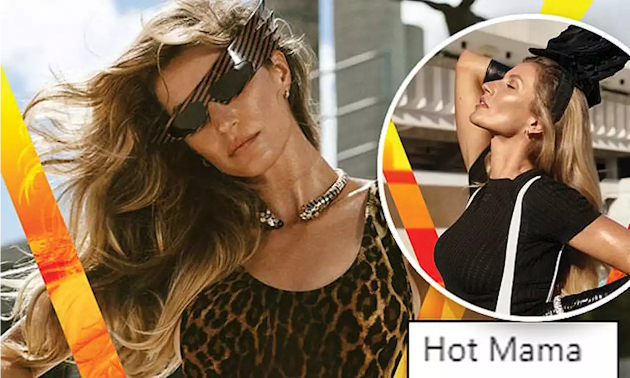 Tom Brady calls wife Gisele Bundchen a 'hot mama' for V Mag covers