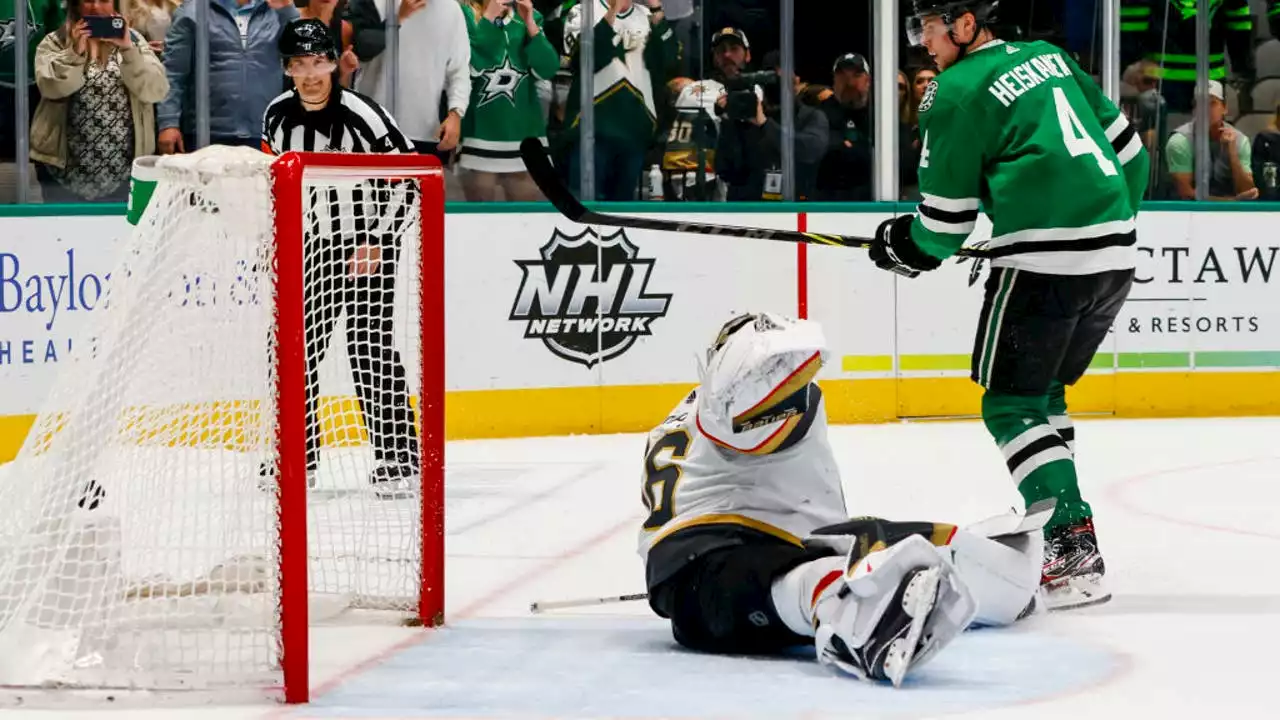 Stars beat Vegas in 7-round shootout; Knights still alive