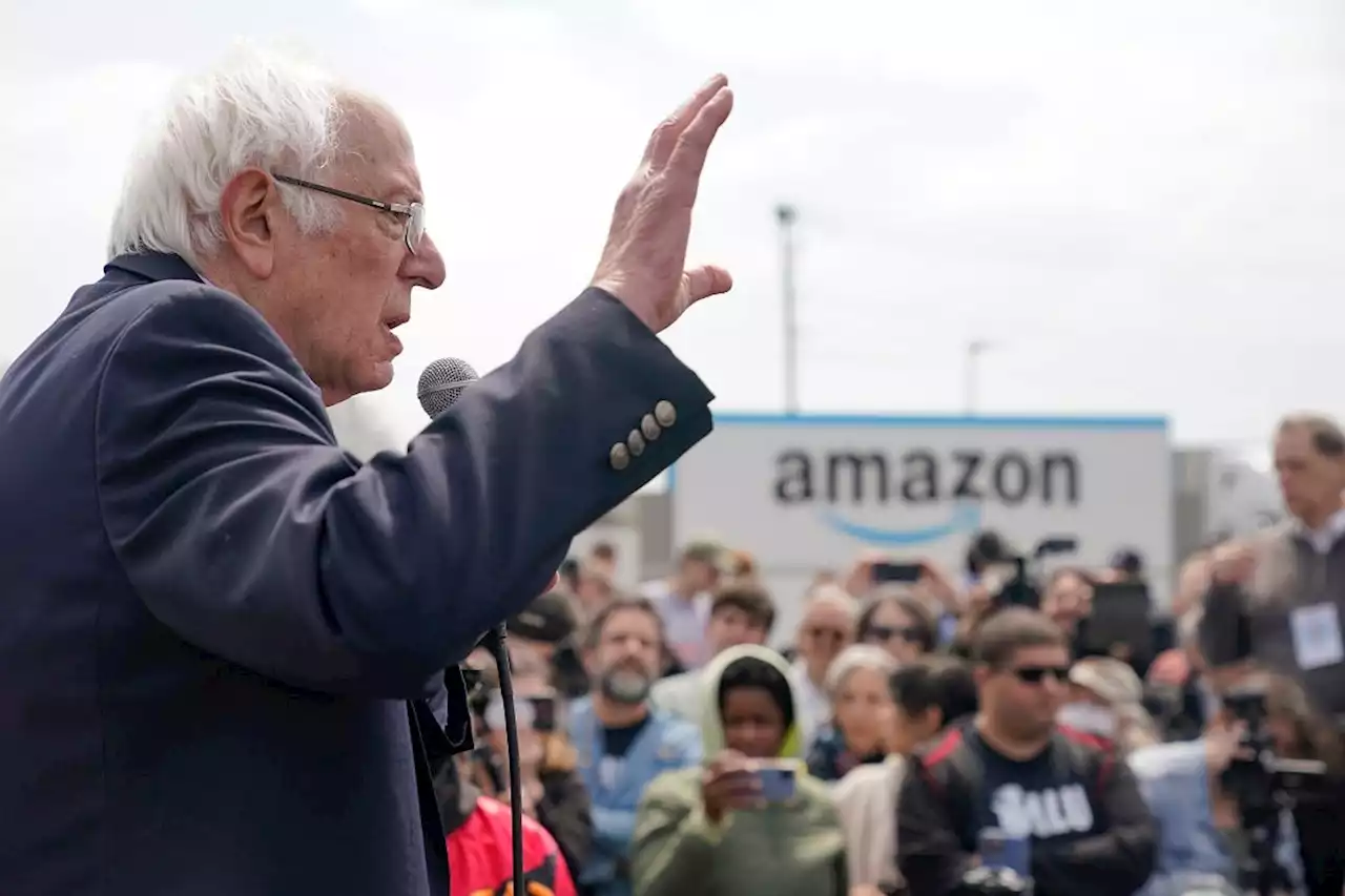 Sanders urges Biden to block 'anti-union' companies like Amazon from federal contracts