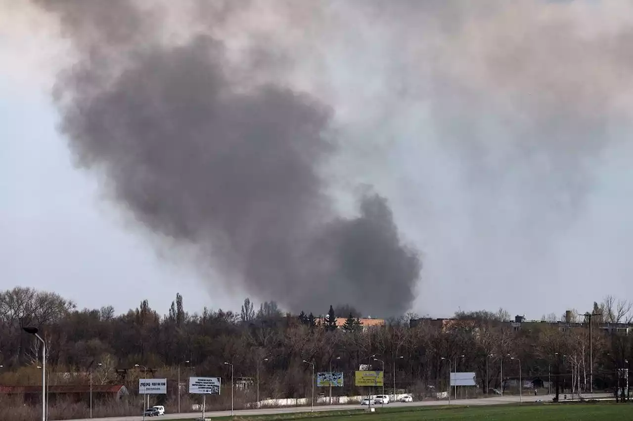 Fire flares up at Russian arms depot near Ukraine