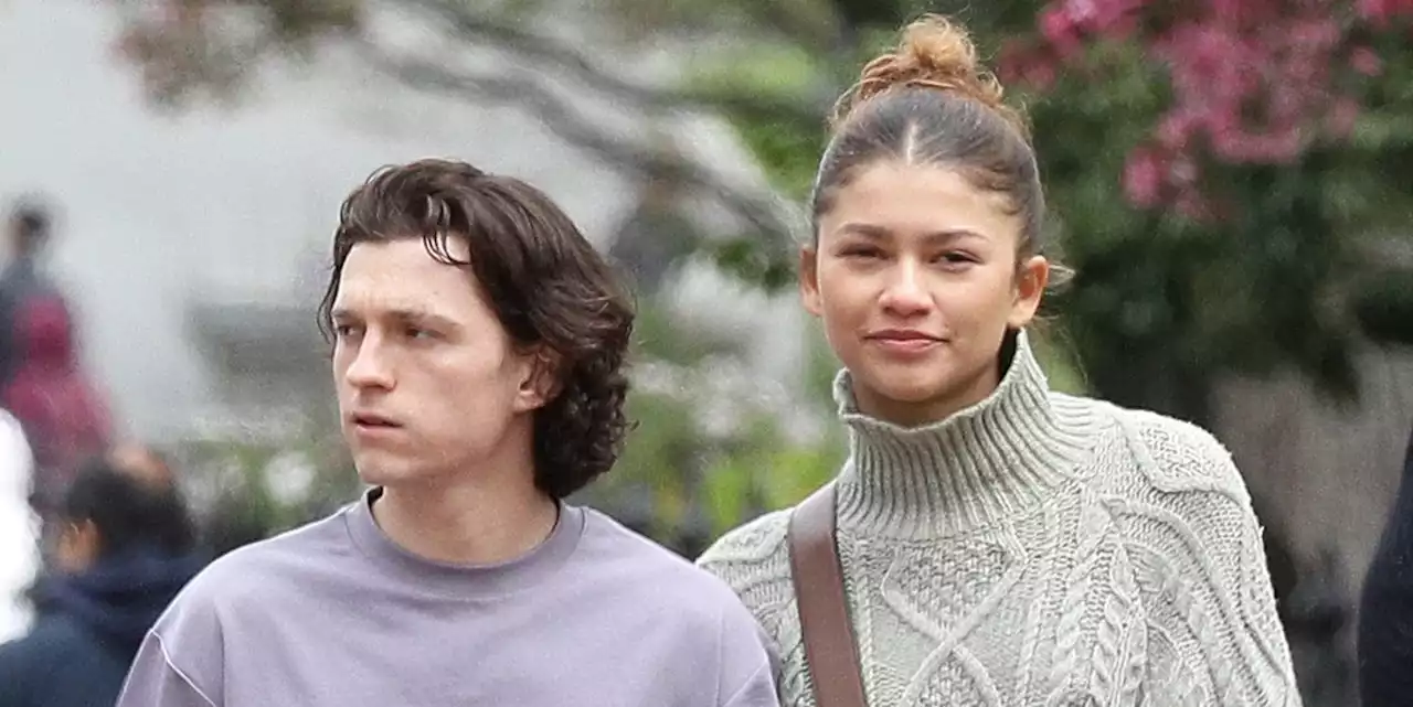 Zendaya and Tom Holland Held Hands in His Pocket During Cute Boston Shopping Date