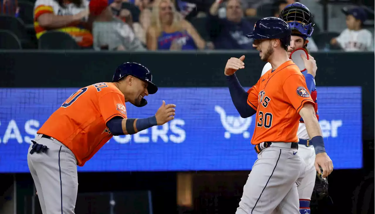 Astros back Jake Odorizzi's strong start, cruise past Rangers