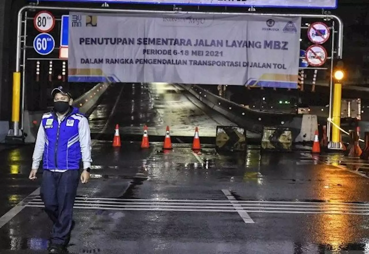 Jalan Tol Layang MBZ Ditutup Sementara Guna Urai Kemacetan