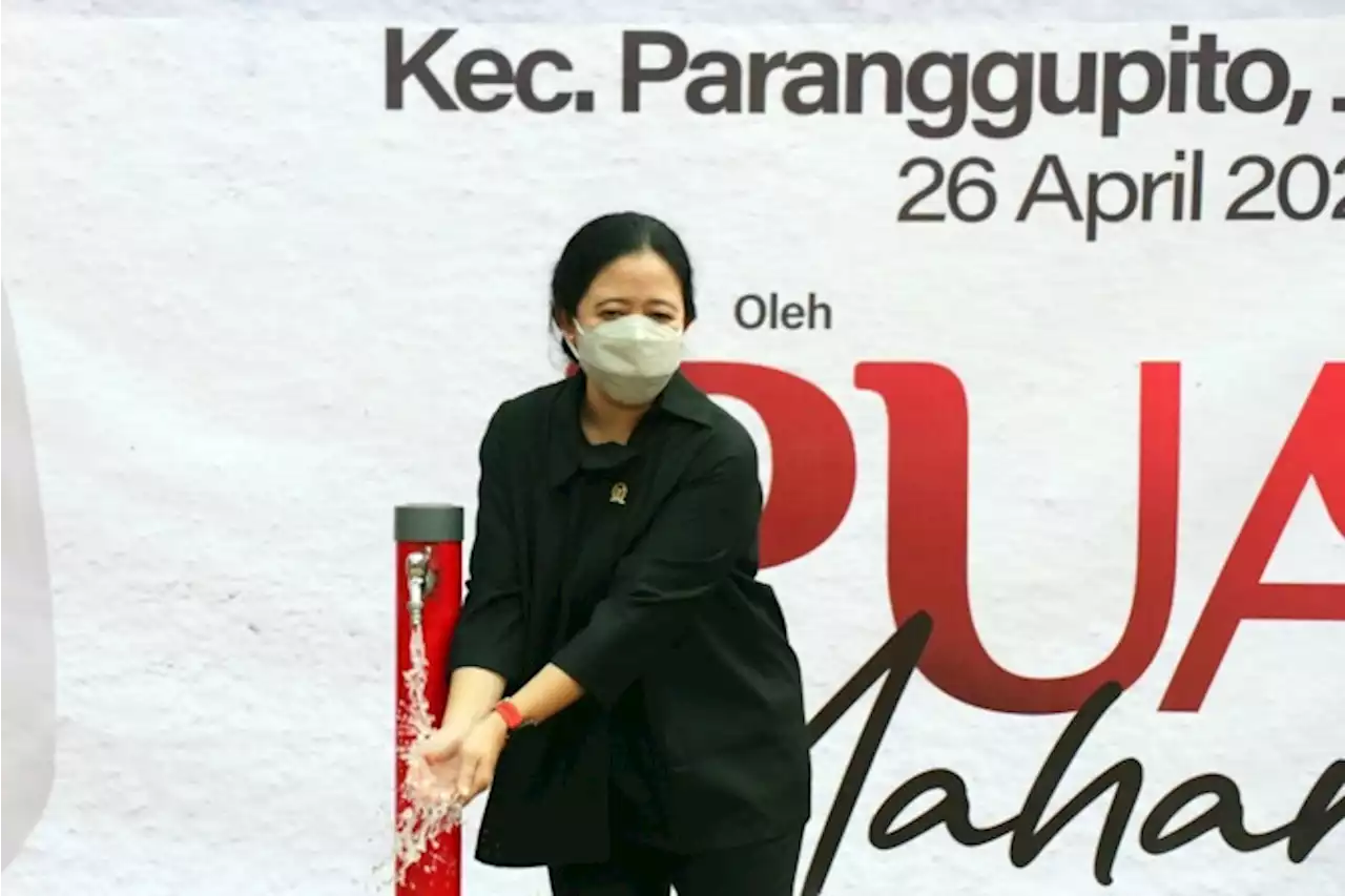 Ketua DPR RI Puan Maharani Resmikan Kran Air Bersih di Desa Gendayakan