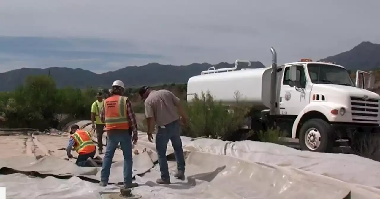 New portable water site helps firefighting efforts in Arizona