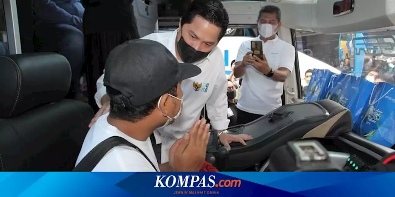 Lepas 12.450 Pemudik Gratis BUMN, Erick Thohir Minta Sopir Bus Tidak Ngebut