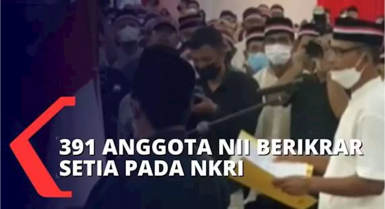 Cabut Baiat, Ratusan Anggota NII di Padang Kembali ke Pangkuan NKRI