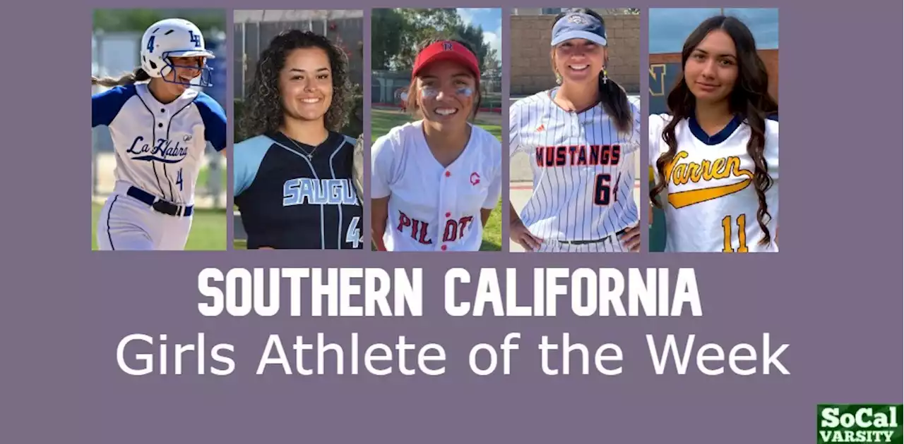 VOTE: Southern California Girls Athlete of the Week, April 29