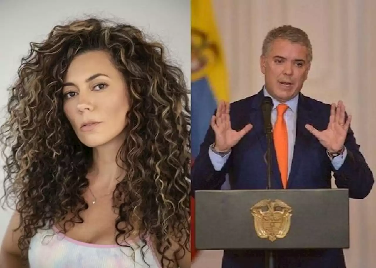 El trino con el que la actriz Andrea Guzmán destruyó a Iván Duque