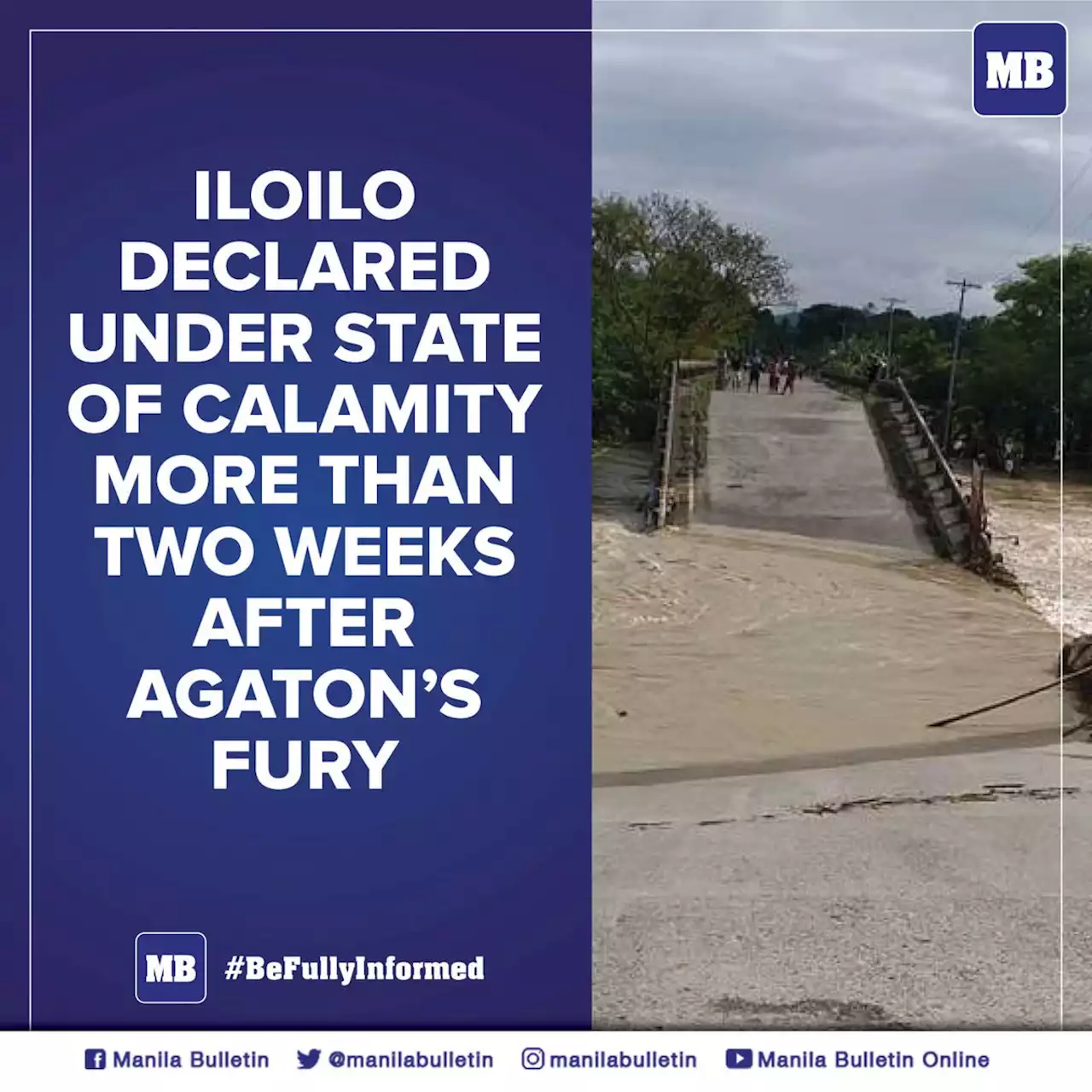 Iloilo declared under state of calamity more than two weeks after Agaton’s fury