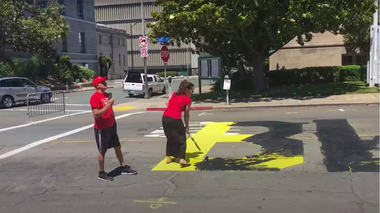 Couple who defaced BLM mural in Martinez take deals in burglary and vandalism cases