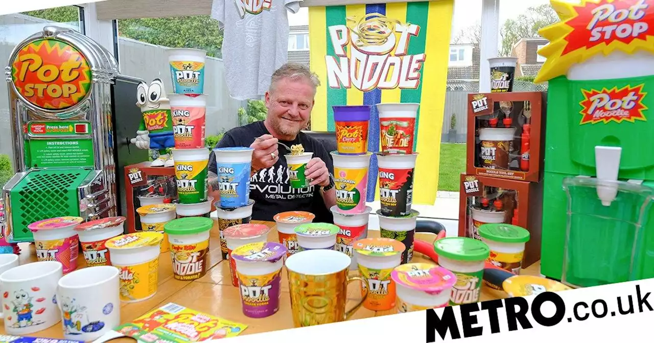 Pot noodle superfan has eaten 4,000 of them including one 14 years out of date