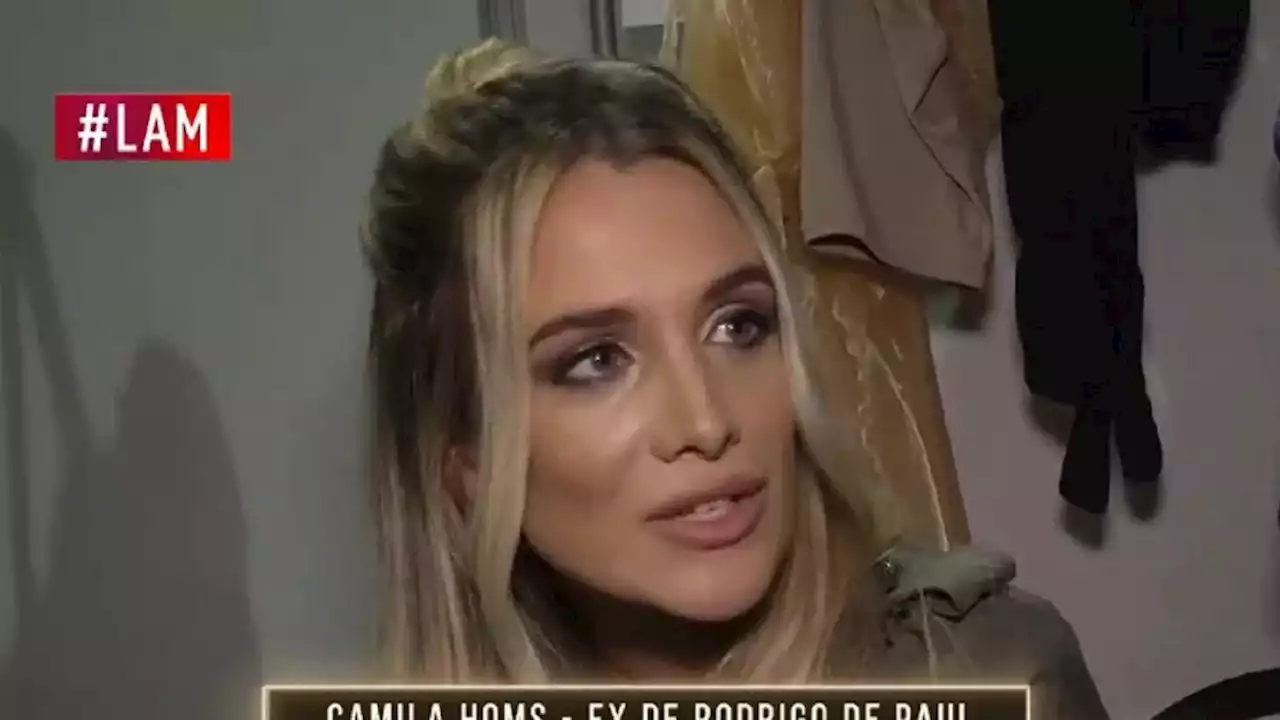 Camila Homs rompió el silencio: qué dijo sobre Rodrigo De Paul y Tini Stoessel