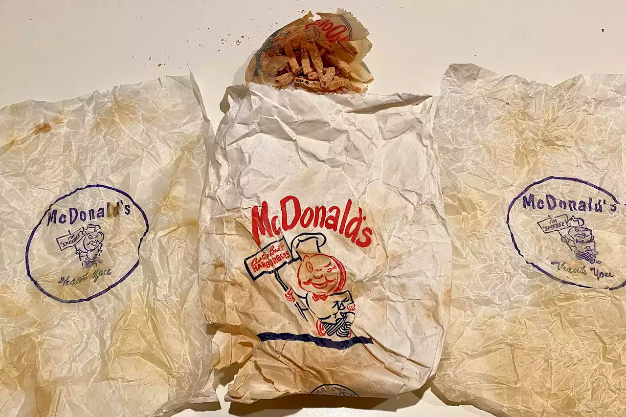 I found a 60-year-old McDonald’s meal in my bathroom wall