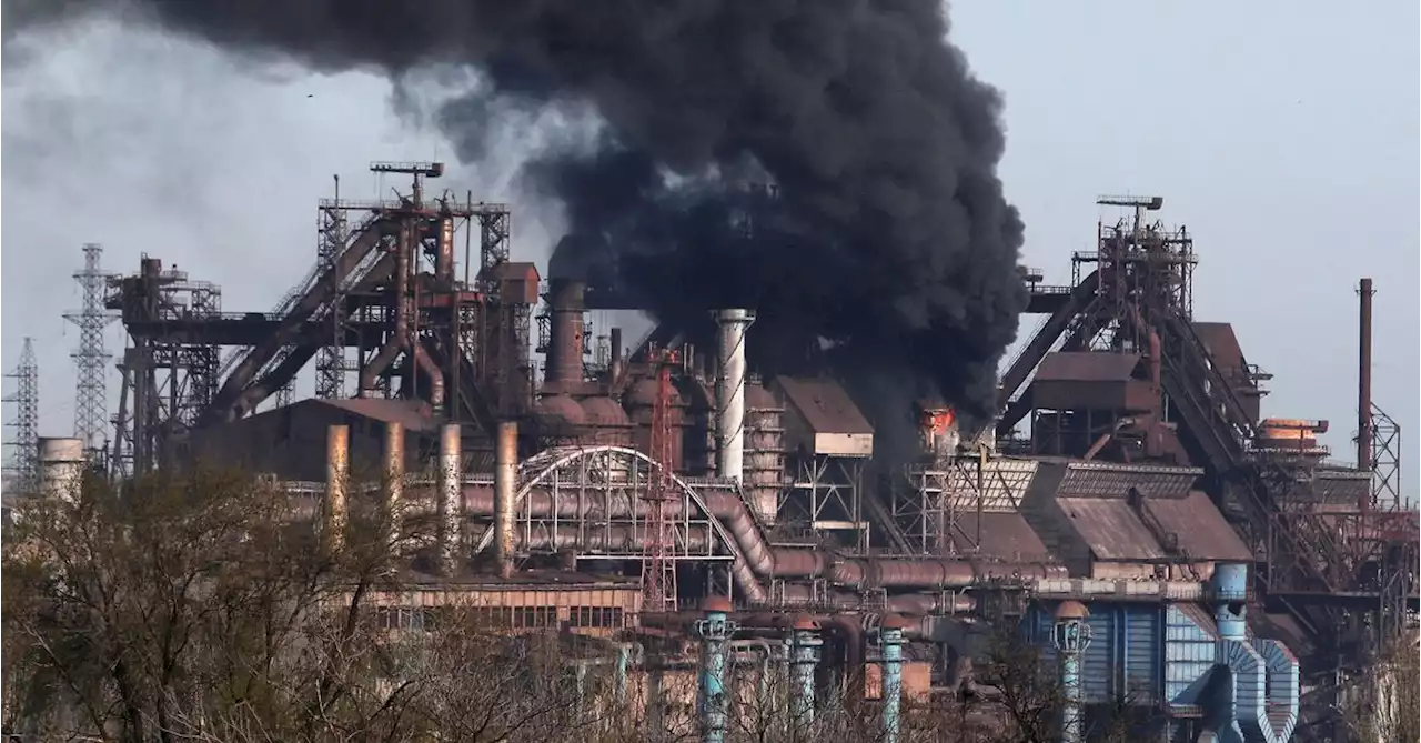 Russian forces pummel Ukrainian fighters holed up in Mariupol steel plant - mayoral aide