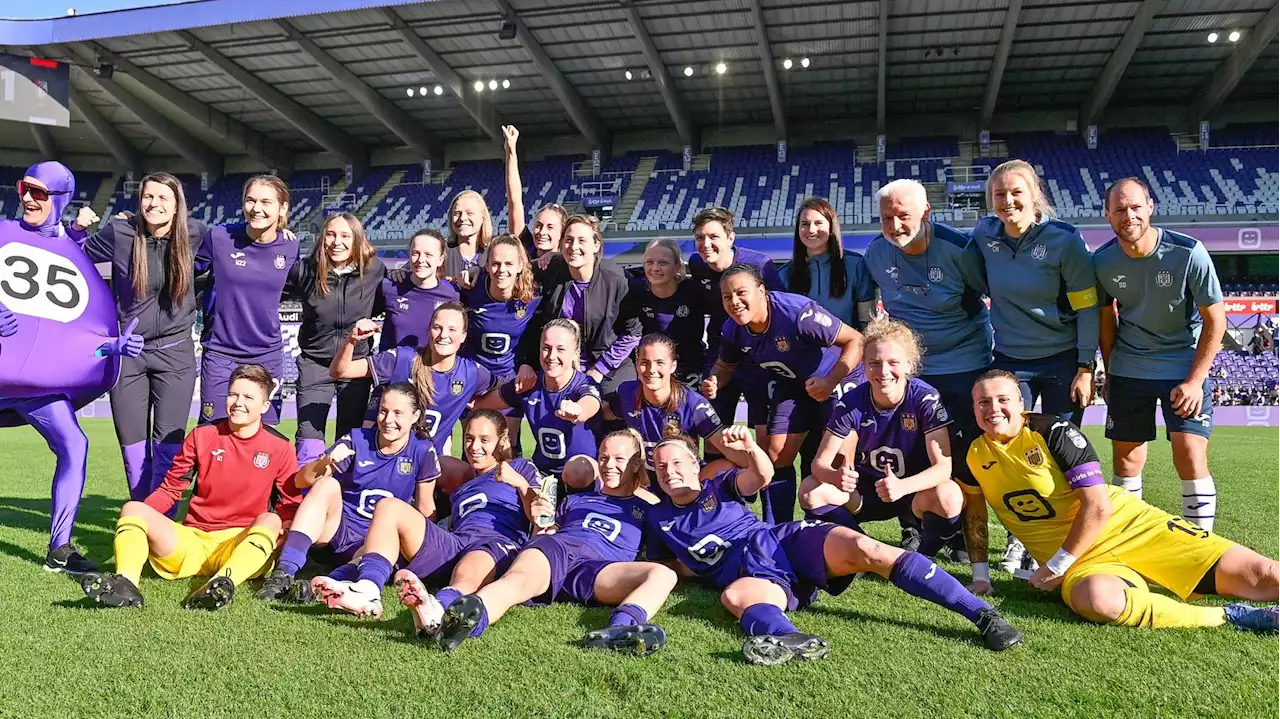 Football : Anderlecht décroche le titre en Super League féminine