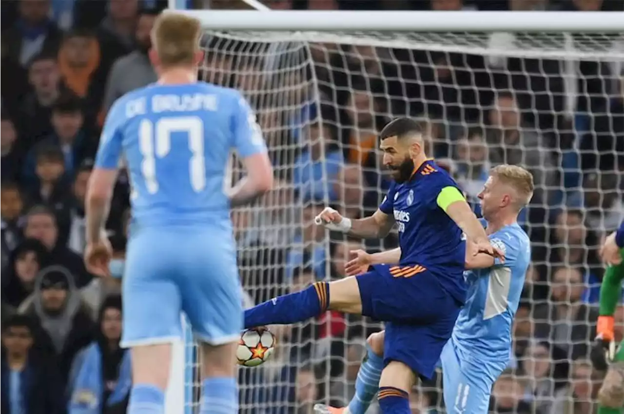 Semifinal Liga Champions: Man City 2 Kali Bobol Gawang Real Madrid di Babak Pertama