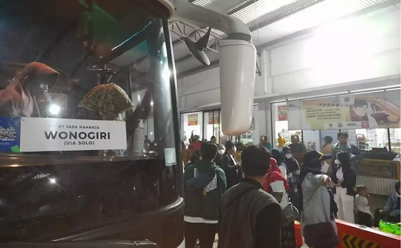 20 Bus Mudik Gratis Jasa Raharja Tiba di Terminal Wonogiri