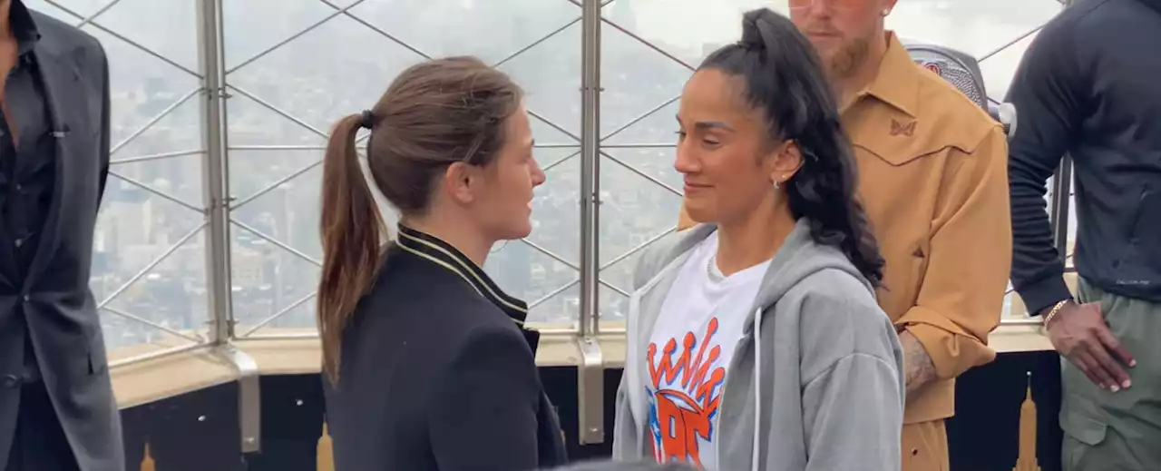 Serrano laughs off face-off with Taylor ahead of biggest women's fight ever