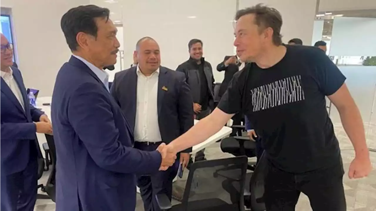 Bahlil: Pak Luhut Punya Kepiawaian Melobi Elon Musk