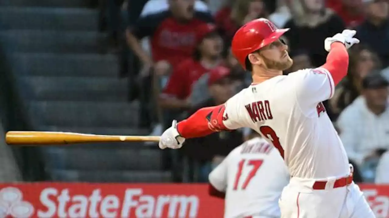 Ward, Ohtani lead Angels over Guardians 9-5 for 4th straight