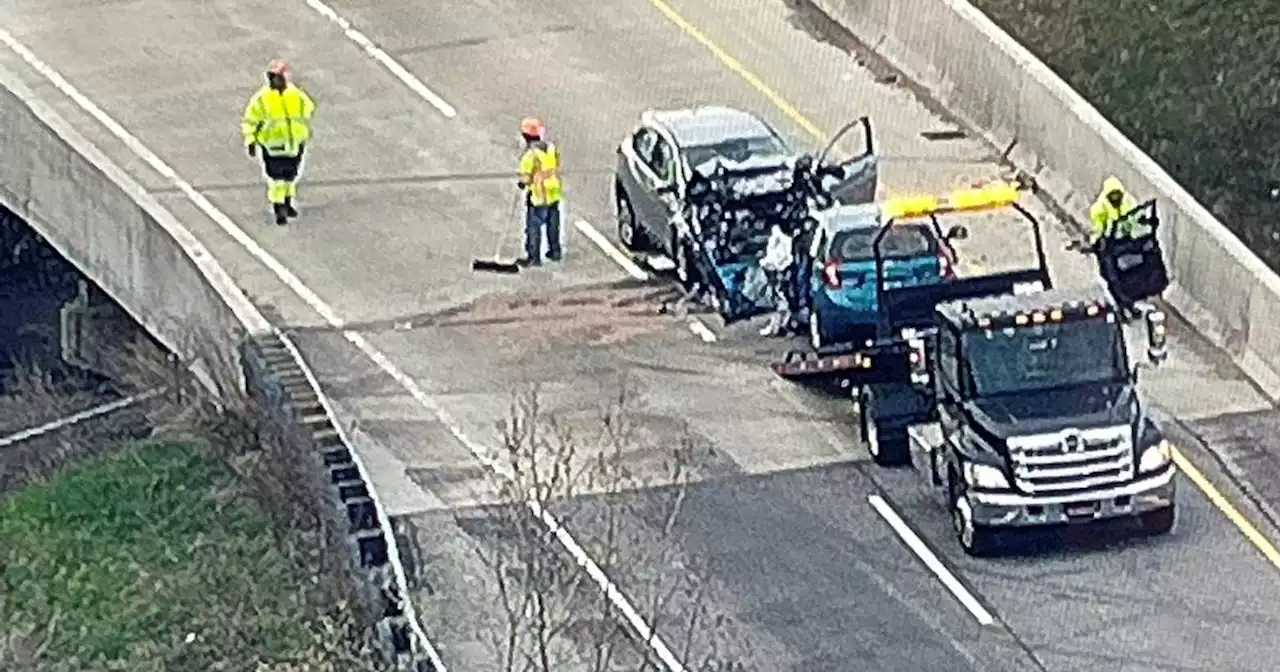 Woman dead, man seriously injured after wrong-way crash on I-90 at Cline Avenue in Indiana