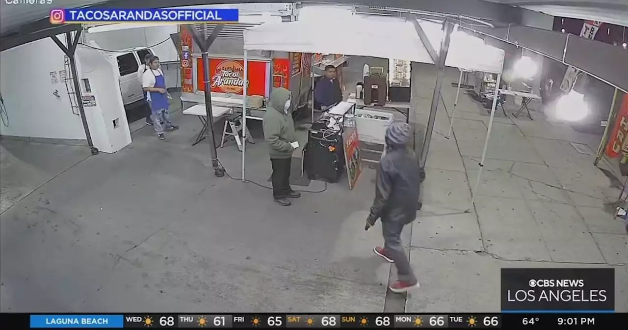 Captured On Camera: Popular South LA food truck robbed at gunpoint