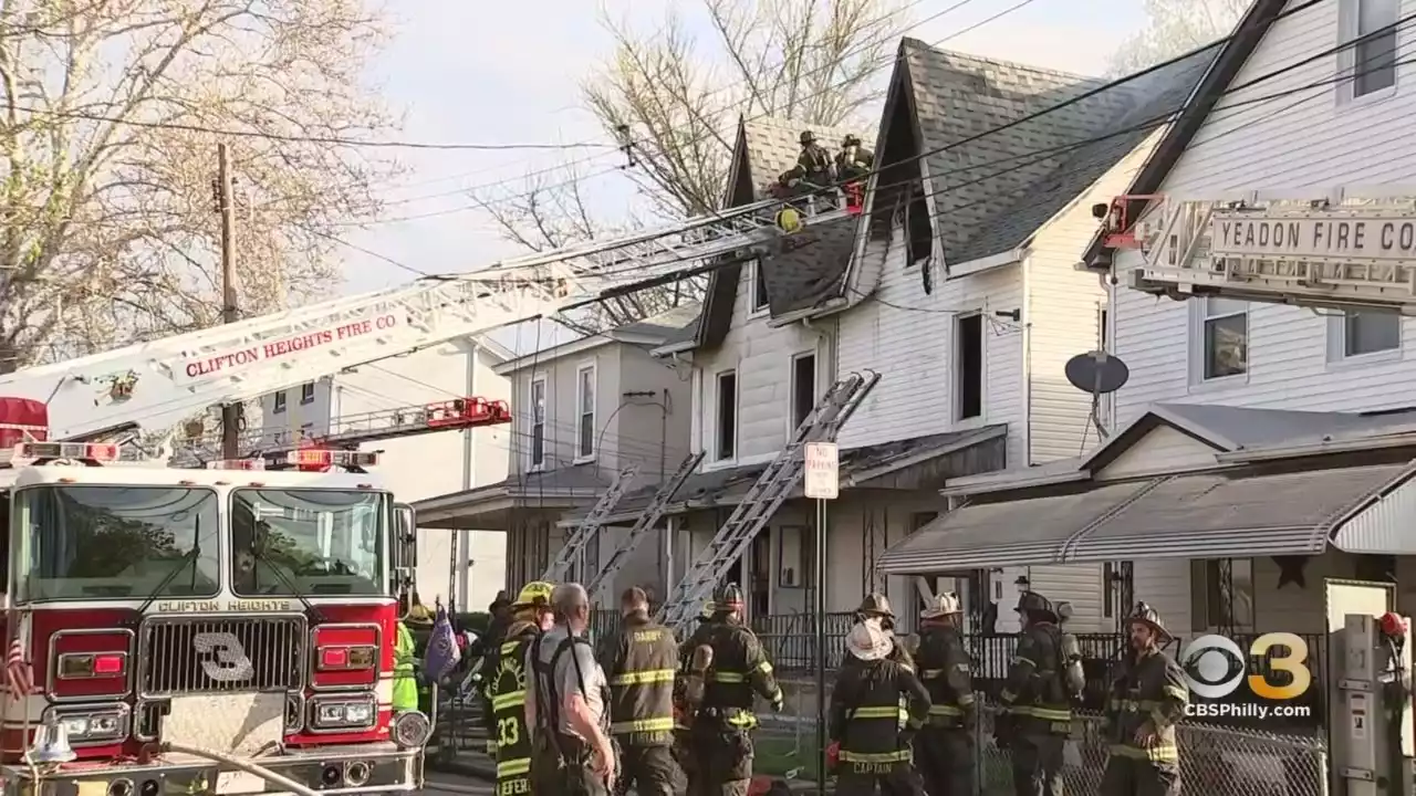 Officials Investigating Cause Of 2-Alarm Fire In Clifton Heights, Delaware County