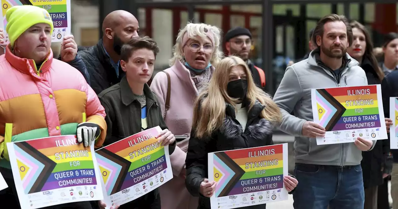 Chicago protesters push back against recent wave of anti-LGBTQ bills in state legislatures