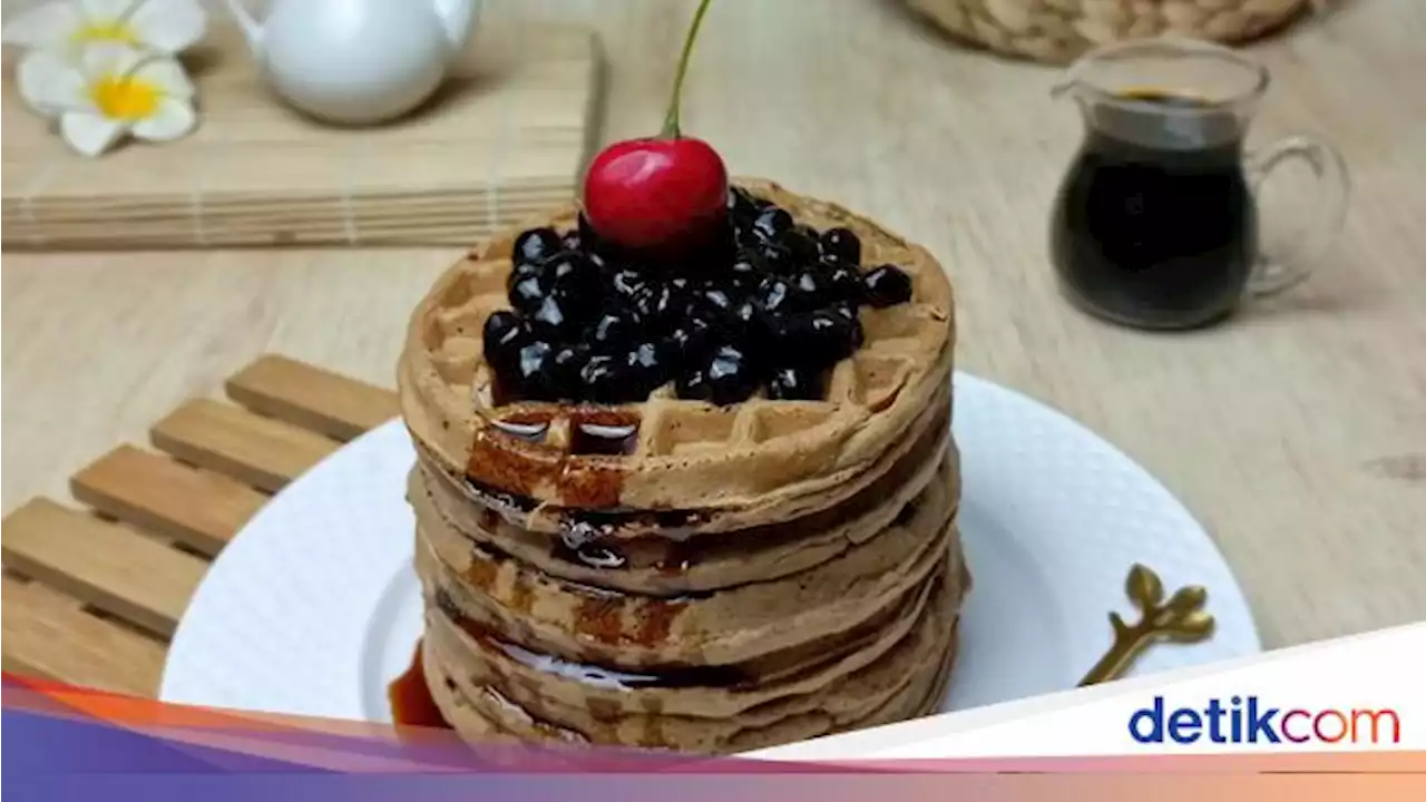 Resep Pembaca: Resep Surabi Waffle Cokelat Boba yang Empuk Legit