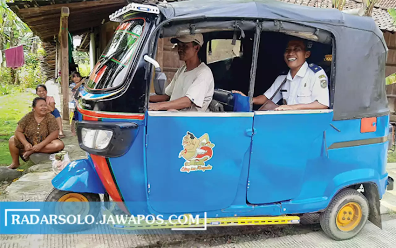 Kisah Pasutri Desa Kauman yang Mudik Naik Bajaj Jakarta-Boyolali