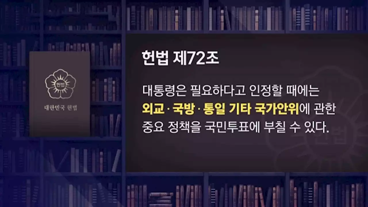 [이슈체크] '국민투표 가능하다'는 당선인 측…논리는?