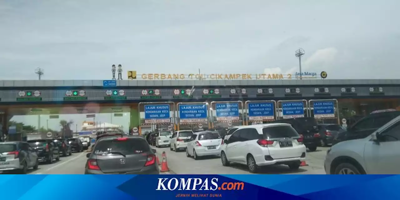 Arus Mudik Lebaran 2022, Kepadatan Terjadi di Gerbang Tol Cikampek