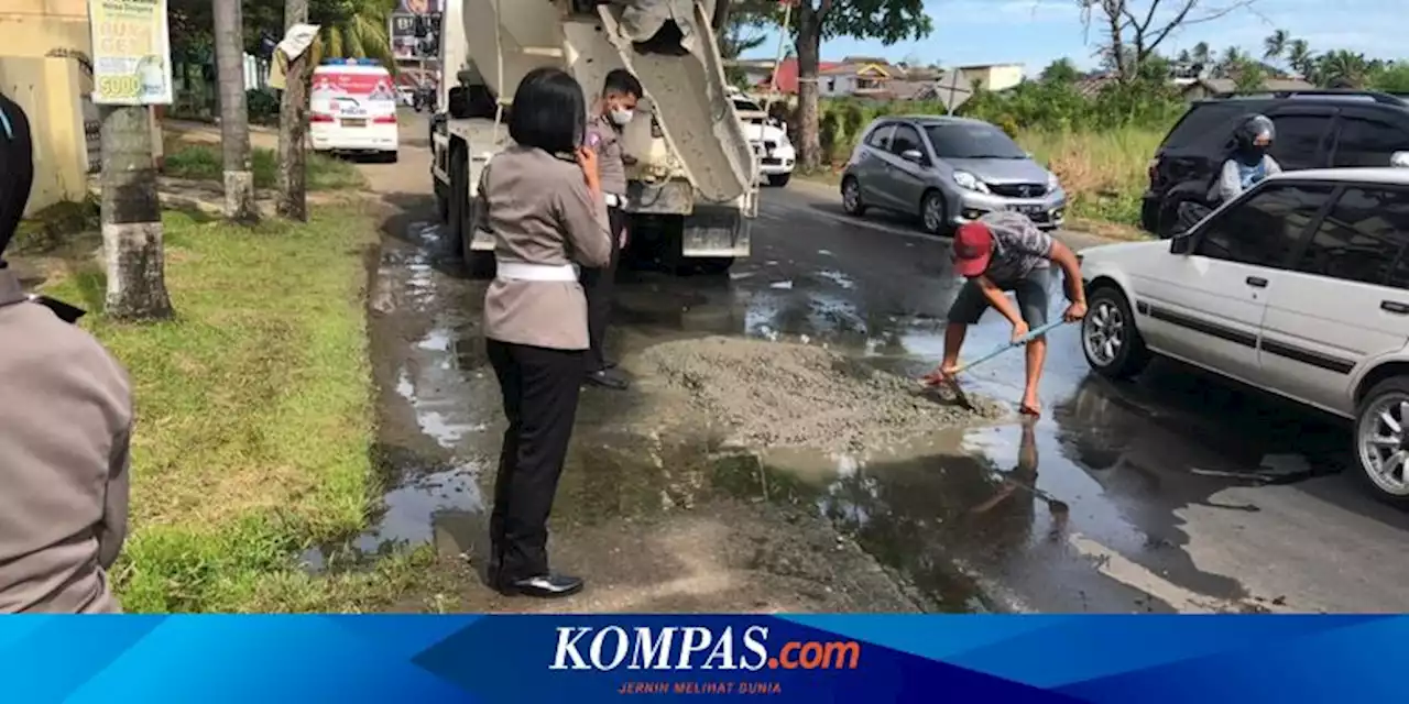 Warga Bengkulu Lumpuh karena Jalan Rusak, Pengusaha Bantu Tambal Jalan