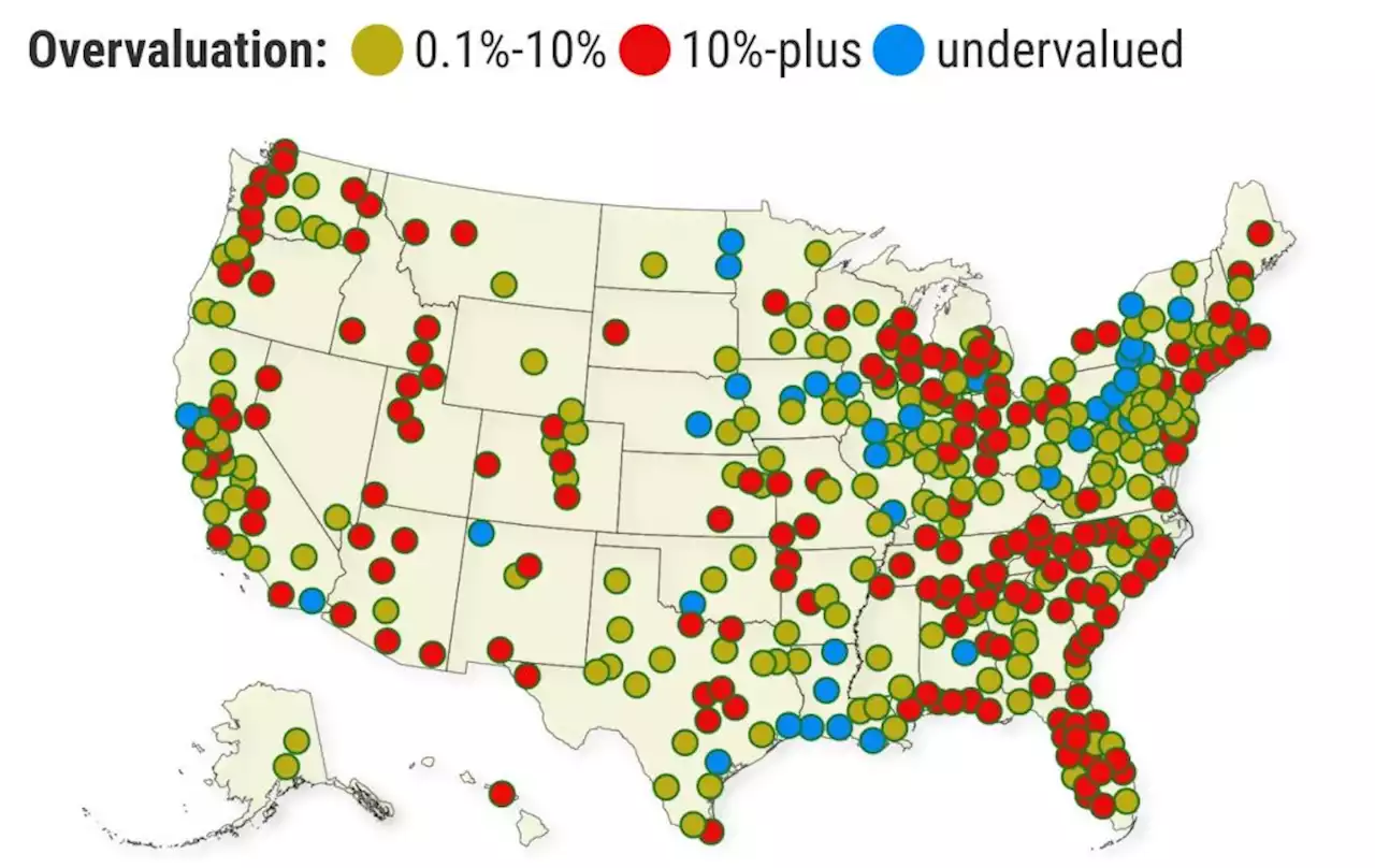 Bubble watch: Southern California home prices 7% too high?