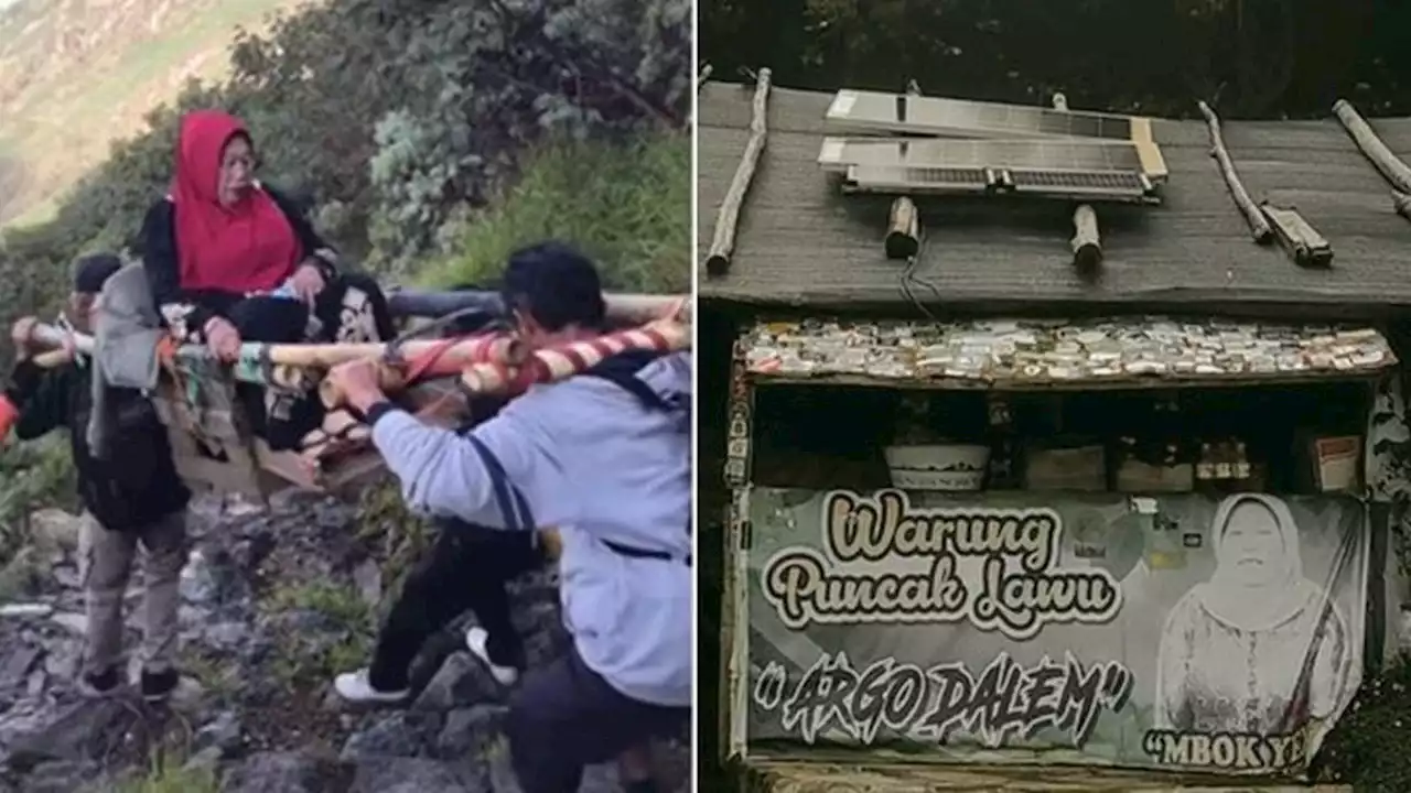 5 Fakta Mbok Yem Pemilik Warung di Puncak Lawu, Mudik Ditandu Turun Gunung