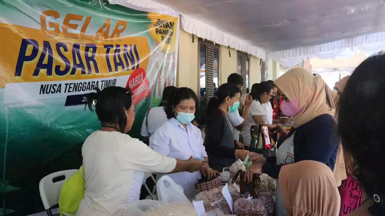 Besarnya Antusiasme Warga, Gelar Pasar Tani Kementan di NTT Laris Diserbu