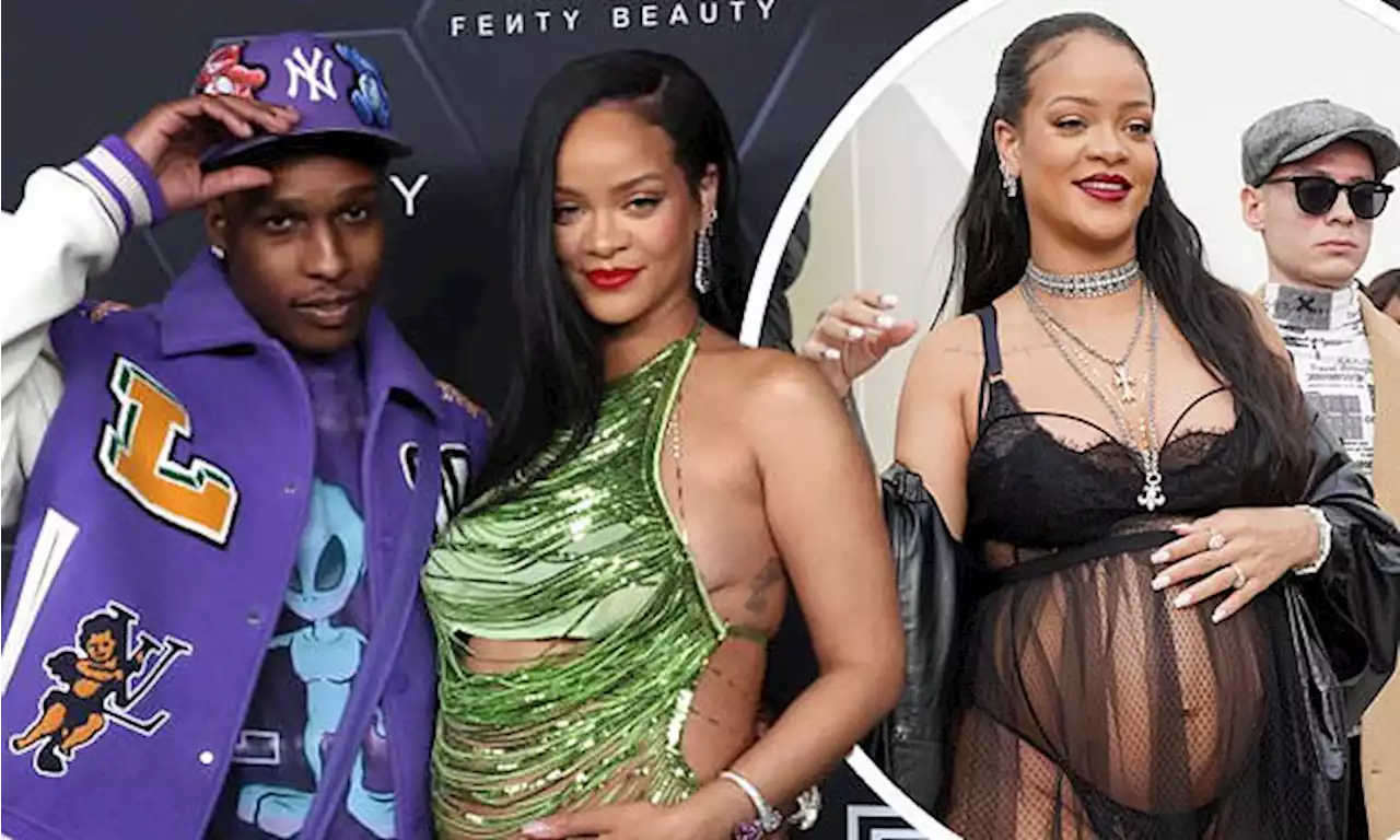 Pregnant Rihanna and A$AP Rocky 'threw a rave-themed baby shower'