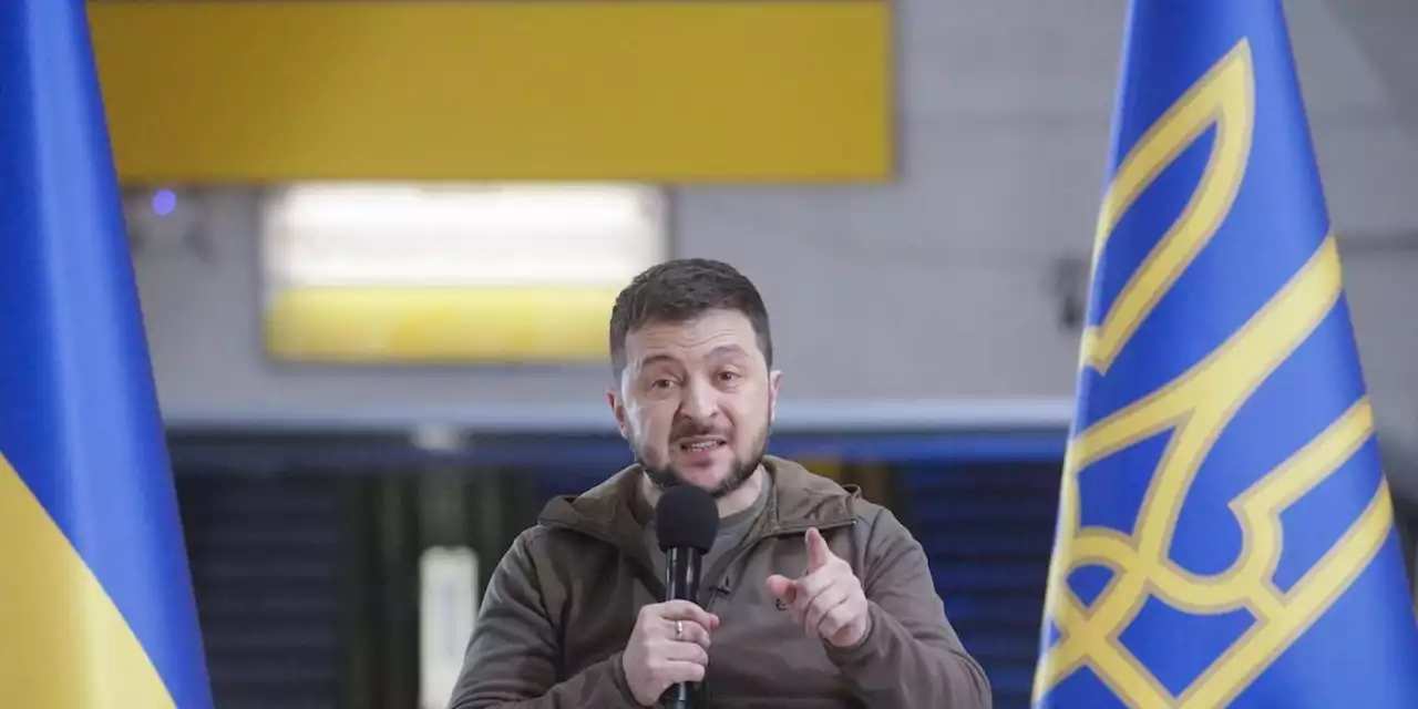 Zelensky a Draghi: 'Grazie Italia per aver accolto 100mila ucraini'