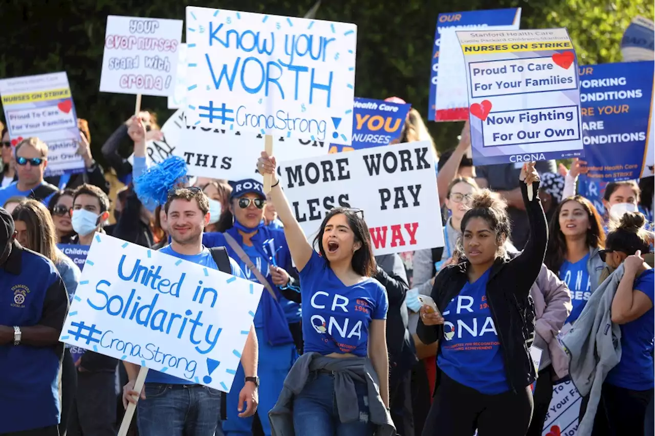 Travel nurse agencies cash in on Stanford strike and pandemic