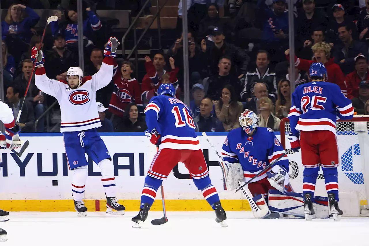 Rangers rest stars in loss to lowly Canadiens