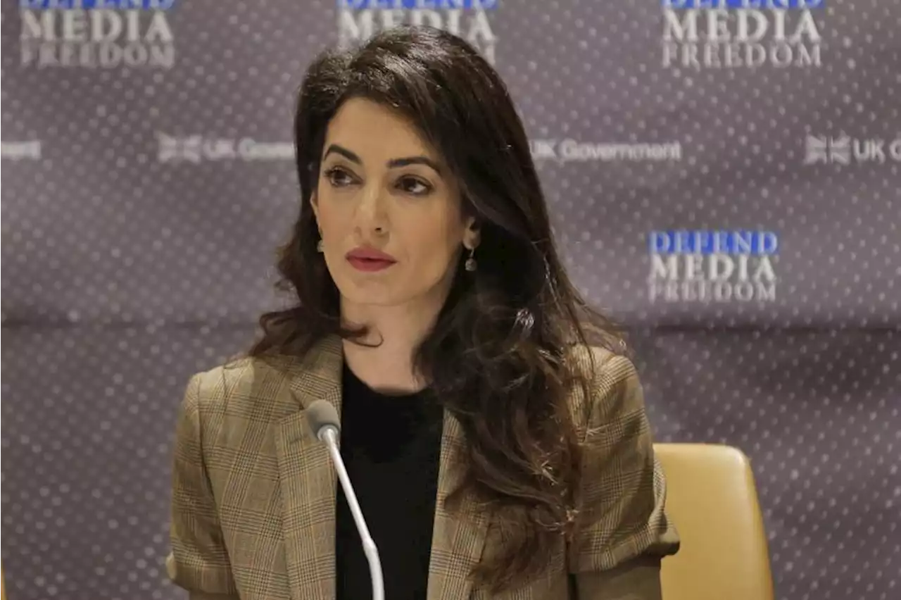 Di PBB, Amal Clooney Desak Keadilan Kejahatan Perang di Ukraina |Republika Online