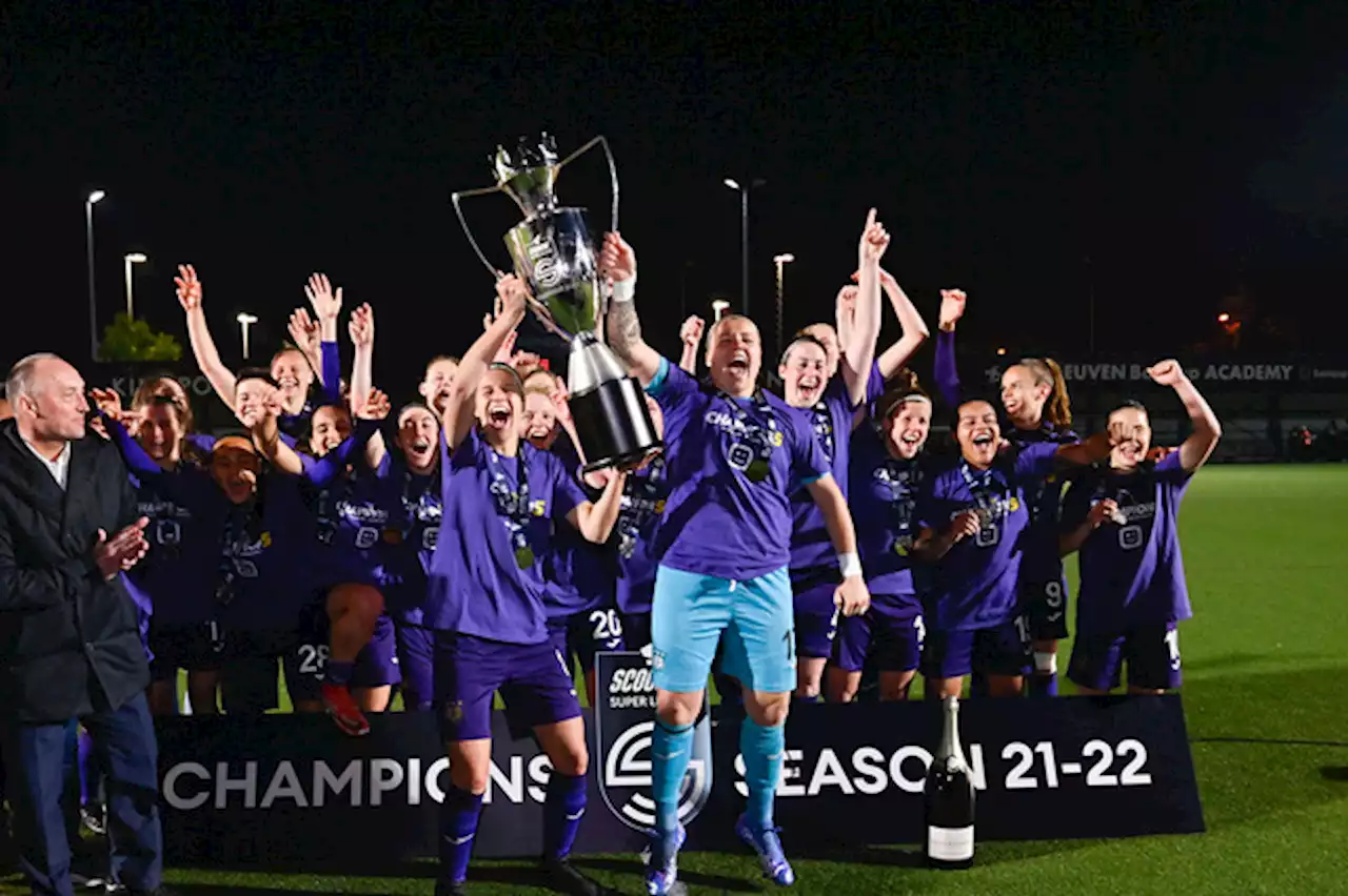 Le RSC Anderlecht Women décroche son 5e titre consécutif après son succès à OHL